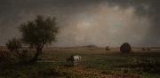 Mare and Colt in a Marsh Martin Johnson Heade